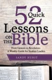 52 Quick Lessons on the Bible (eBook, ePUB)