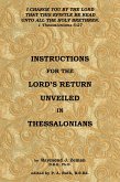 Instructions for the Lord's Return Unveiled in Thessalonians (eBook, ePUB)