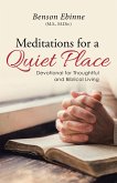 Meditations for a Quiet Place (eBook, ePUB)