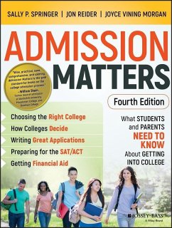 Admission Matters (eBook, ePUB) - Springer, Sally P.; Reider, Jon; Morgan, Joyce Vining