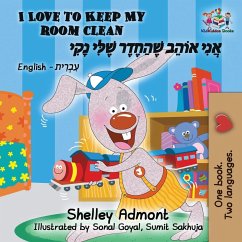 Cover I Love to Keep My Room Clean (Bilingual Hebrew Book for Kids)