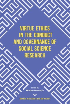 Cover Virtue Ethics in the Conduct and Governance of Social Science Research (eBook, ePUB)