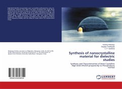 Synthesis of nanocrystalline material for dielectric studies - Potharaju, Krishna;Thatikayala, Dayakar;Vardhinia, C. P.