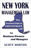 New York Management Law (eBook, ePUB)
