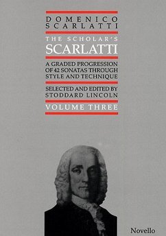 Cover Domenico Scarlatti, Scholar's Scarlatti Volume Three Klavier Buch