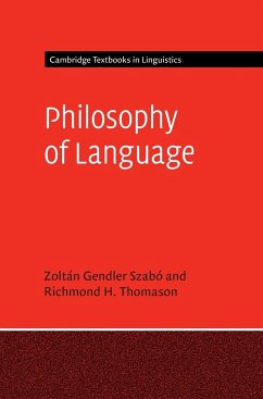 Philosophy of Language - Szabó, Zoltán Gendler; Thomason, Richmond H.