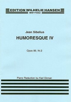 Cover Jean Sibelius: Humoresque IV Op.89 No.2 (Violin/Piano)