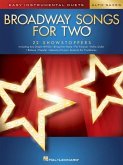 Broadway Songs for Two Alto Saxophones: Easy Instrumental Duets
