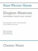 Elogium Musicum: Amatissimi Amici Nunc Remoti Satb Choir and Orchestra