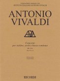 Concerto for Violin, Strings and Basso Continuo - Rv216, Op. 6 No. 4: Critical Edition Score