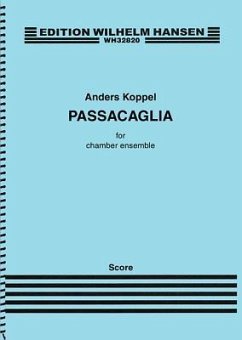 Passacaglia: For Chamber Ensemble (Full Score)