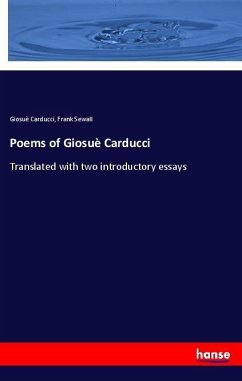 Poems of Giosuè Carducci - Carducci, Giosuè; Sewall, Frank