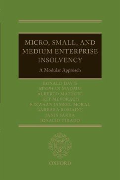 Micro, Small, and Medium Enterprise Insolvency - Mokal, Riz; Davis, Ronald; Mazzoni, Alberto; Mevorach, Irit; Romaine, Madam Justice Barbara; Sarra, Janis; Tirado, Ignacio