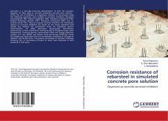 Corrosion resistance of rebarsteel in simulated concrete pore solution