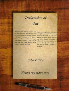 Declaration of One 'Here's My Signature!' (eBook, ePUB) - E. Pitts, John