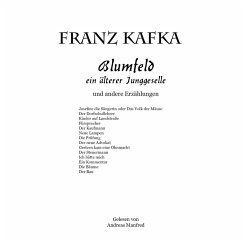 Blumfeld, ein älterer Junggeselle (MP3-Download) - Kafka, Franz
