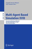 Multi-Agent Based Simulation XVIII (eBook, PDF)