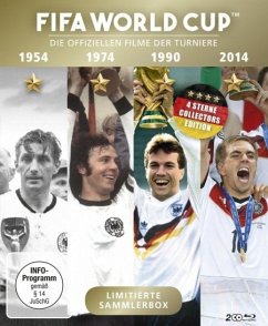 FIFA WORLD CUP 54 * 74 * 90 * 14 - Die offiziellen Filme der Turniere - 2 Disc Bluray - Diverse