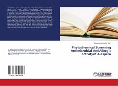 Phytochemical Screening Antimicrobial AntiAllergic activityof A.aspera