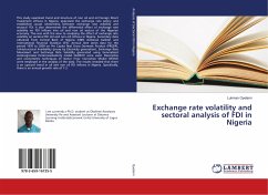 Exchange rate volatility and sectoral analysis of FDI in Nigeria
