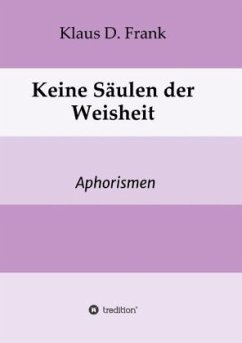 Cover Keine Säulen der Weisheit