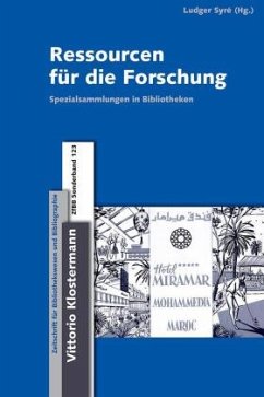 Cover Ressourcen für die Forschung