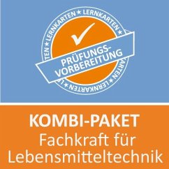 AzubiShop24.de Kombi-Paket Lernkarten Fachkraft für Lebensmitteltechnik - Rung-Kraus, Michaela; Fischer, Tanja