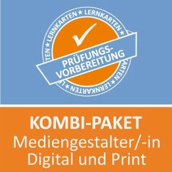AzubiShop24.de Kombi-Paket Lernkarten Mediengestalter/-in Digital und Print - Rung-Kraus, Michaela; Sitter, Paul