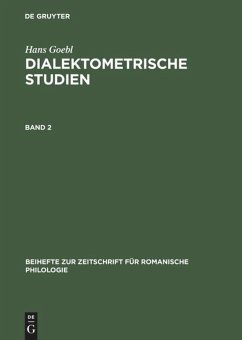 Hans Goebl: Dialektometrische Studien. Band 2 - Goebl, Hans