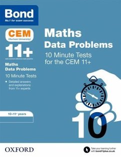 Bond 11+: CEM Maths Data 10 Minute Tests: Ready for the 2024 exam - Clare, Giles; Bond 11+