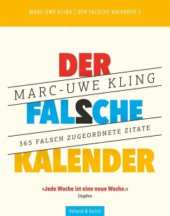 Der falsche Kalender 2 - Kling, Marc-Uwe