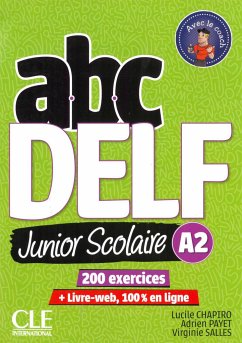 Cover abc Delf Junior A2. Nouvelle édition. Schülerbuch + DVD + Digital