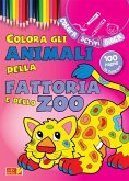 Colora gli animali della fattoria e dello zoo Colora gli animali della fattoria e dello zoo