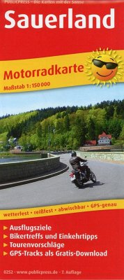 PublicPress Motorradkarte Sauerland