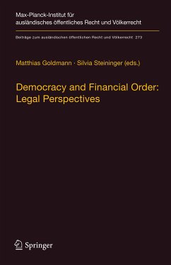 Democracy and Financial Order: Legal Perspectives (eBook, PDF)