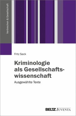 Cover Kriminologie als Gesellschaftswissenschaft (eBook, PDF)