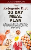 The Ketogenic Diet 30 Day Meal Plan: A Ketogenic Diet Reset for Fast, Permanent Weight Loss, Health, and Vitality (eBook, ePUB)