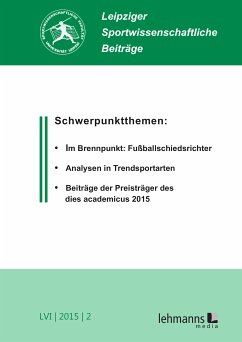 Leipziger Sportwissenschaftliche Beiträge (eBook, PDF)