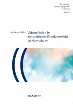 Cover Videoreflexion im künstlerischen Einzelunterricht an Hochschulen