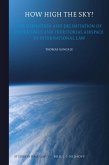 How High the Sky?: The Definition and Delimitation of Outer Space and Territorial Airspace in International Law