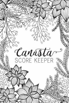 Black and White Canasta Score Keeper - Press, Midori