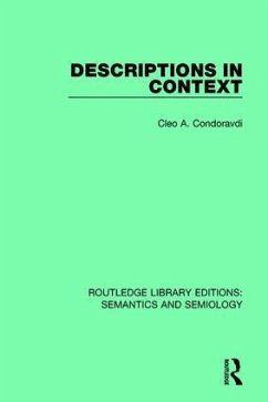 Descriptions in Context - Condoravdi, Cleo A