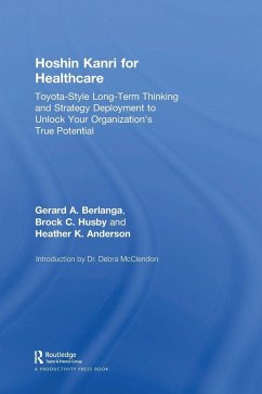 Hoshin Kanri for Healthcare Cover Hoshin Kanri for Healthcare