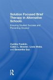 Solution Focused Brief Therapy in Alternative Schools