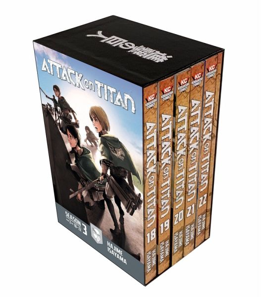 Attack on Titan Season 3 Part 2 Manga Box Set Attack on Titan Season 3 Part 2 Manga Box Set
