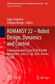 ROMANSY 22 - Robot Design, Dynamics and Control (eBook, PDF)