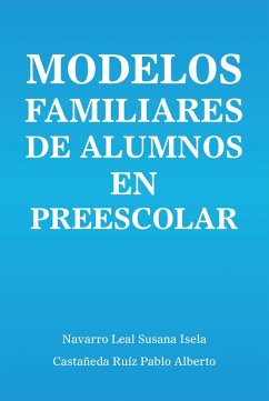 Cover Modelos Familiares De Alumnos En Preescolar (eBook, ePUB)