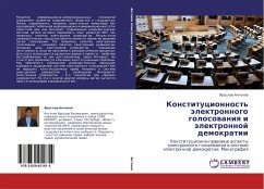 Konstitucionnost' älektronnogo golosowaniq i älektronnoj demokratii