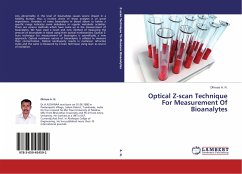 Optical Z-scan Technique For Measurement Of Bioanalytes