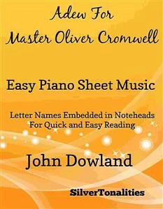 Cover Adew for Master Oliver Cromwell Easy Piano Sheet Music (fixed-layout eBook, ePUB)